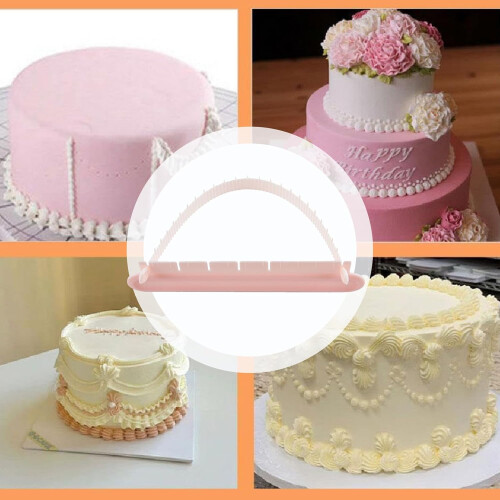 Adjustable Cake Arc Decorating Ruler for Precise Curve Measuring Fondant Cake Border Tool #02 2