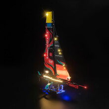 LED Light Kit for  42174 Team  Zealand AC75 Yacht, Interior and Exterior Illumination