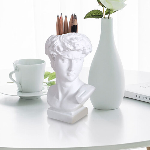 Decorative Desk Vase Pen Holder Sculpture