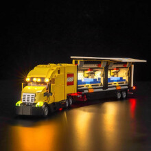 LED Lighting Kit with Seamless Integration for 60440 Yellow Transporter City Model