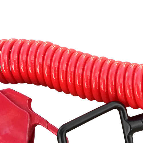 K2N Lucchetto a cavo telescopico con password rosso, 220 g
