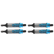 4PCS 1/16 RC Car Metal Shock Absorbers 70mm Suspension Upgrade Parts for Smooth Damping