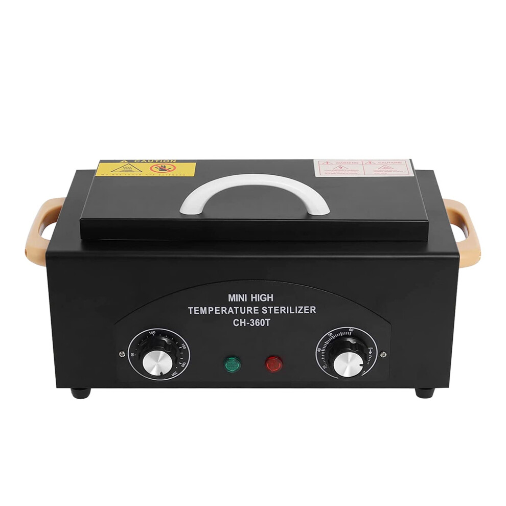 Dry Heat Sterilizer for Nail Tools, 1.5L Adjustable Temperature Metal Tools Cleaner with Large Capacity