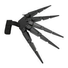 Halloween Skeleton Fingers Left Hand Cosplay Gloves with Lifelike Articulated Joints Durable Build
