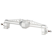 RC Crawler Portal Axles 7075 Aluminum Rear Upgrade Silver for Axial Capra SCX10 III LCG Chassis