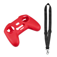 Silicone Case with Impact Protection and Adjustable Drone Controller Lanyard for FPV Avata 2