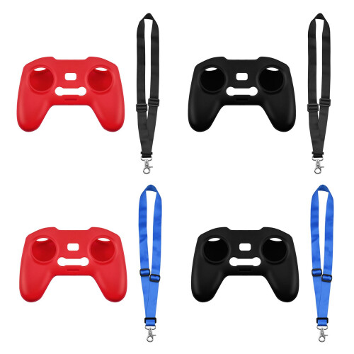 Silicone Case with Impact Protection and Adjustable Drone Controller Lanyard for FPV Avata 2 2