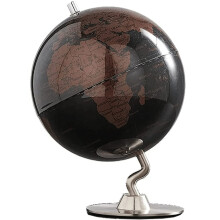 Vintage Rotating Desktop Globe 5.9 Inch Antique Style 360 Geography World Globe for Desk