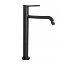 Bathroom Faucet Rea Lugano Slim Black High