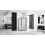 Καμπίνα Ντους Rea Space In Black 80x100 Με ντουζιέρα Savoy λευκή 2
