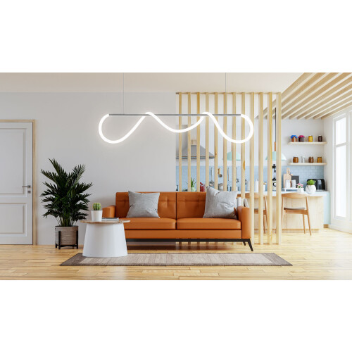 App855-cp Φωτιστικό Οροφής Led Long Chrome 1