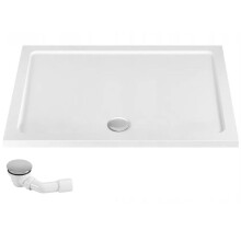 Rea Savoy Λευκή Ακρυλική Ντουζιέρα 80x100