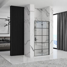 Πόρτα Ντουζιέρας Rea Molière Black 90