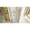 Διπλή Καμπίνα Ντους Rea Hugo 80x100 Brushed Gold 5