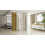 Διπλή Καμπίνα Ντους Rea Hugo 80x100 Brushed Gold 4