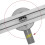 Rea Neo Slim Pro Linear Drain Brushed Steel 70 9
