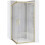 Καμπίνα Ντους Rea City 80x80 Brushed Gold Με ντουζιέρα Savoy λευκή 10