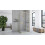 Καμπίνα Ντους Rea City 80x100 Brushed Gold Με ντουζιέρα Savoy λευκή 4