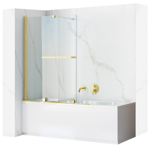 Οθόνη Μπανιέρας Rea Fabian Brushed Gold 100