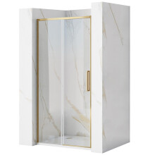 Συρόμενη Πόρτα Ντουζιέρας Rea Rapid Slide 100 Gold Brushed