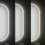Καθρεφτης Τοιχου Ovl Led 50x100cm Χρυσο 7