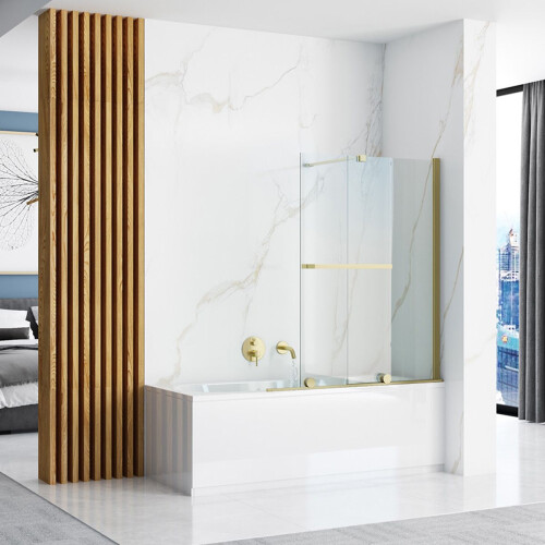 Οθόνη Μπανιέρας Rea Fabian Brushed Gold 100 1