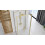 Επιτοίχια Καμπίνα Ντους Rapid Slide Brush Gold 100x80 5