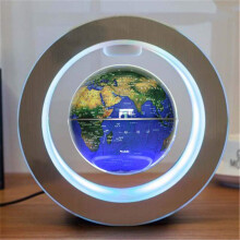 Magnetic Levitation Globe with LED Light, 360 Spinning Earth for Home and Office Desk Decor