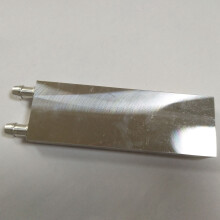 2 Pcs Primary Aluminum Alloy Water Cooling Block for Liquid Water Cooler Heat Sink System Silver 40X40mm & 40X120mm