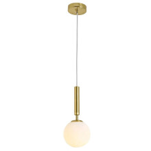 Glass Sphere Pendant Lamp G108-1w Gold E27