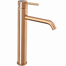 Bathroom Faucet Rea Lungo Copper High