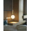 Glass Sphere Pendant Lamp G108-1w Gold E27 2