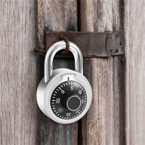 Master Coded Lock 50mm With Round Fixed Dial Combination Padlock 2