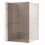 Parete Doccia Rea Flexi Brown / Chrome 140 1