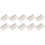 10 Pcs Home Office Silver Tone Metal Right Angle Drawer Lock Strike Plate 1