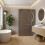 Shower Screen Rea Flexi Brown / Black 120 1