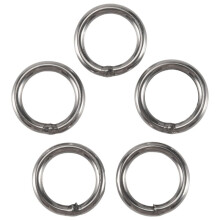 20mm x 3mm Stainless Steel Webbing Strapping Welded O Rings 5 Pcs