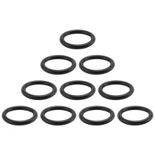 10 Pieces 32mm OD 25mm Inner od. Black Nitrile Rubber O Ring Oil Seal Ring