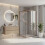 Καμπίνα Ντους Rea City 80x100 Brush Copper Χωρίς ντουζιέρα 1