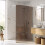 Parete Doccia Rea Flexi Brown / Chrome 140 5