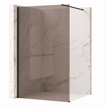 Shower Screen Rea Flexi Brown / Black 100