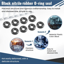100 pcs O-ring in nitrile rubber 6 x 2 mm
