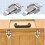 2x Toolbox Draw Compression Spring Toggle  Catch Clamp Silver 4