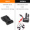 4pcs Plastic Side Quick Release Buckles Clip for 25mm Webbing Band Black 3