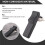 Flexible Door Draw  Lock 3.8 inch Replacement Soft Rubber Black Over-Center C7-10 8