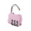 Luggage Box Resettable Combination Lock Padlock 3 Digit Number 2