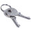 1x PADLOCKS HEAVY DUTY 70MM ROUND CIRCULAR DISC PADLOCK with 1 KEYS 6