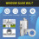 Home Security Spring Slide Bolt Window Door Automatic  Lock Self Closing 4