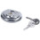 1x PADLOCKS HEAVY DUTY 70MM ROUND CIRCULAR DISC PADLOCK with 1 KEYS 7