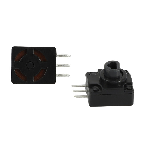 1 Set 2Pcs Black Replacement Repair Parts Lt/Rt Button Keypad For  360 Controller